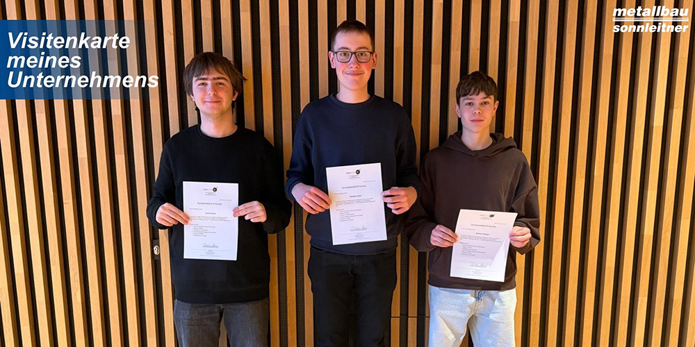 Lehrlingstraining Teilnehmer