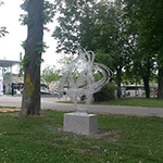 Kunstwerk von Barbara Szüts (Arthur Schnitzler Park, Baden)