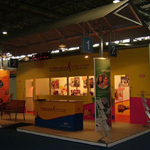 Bahnhofdach Messestand